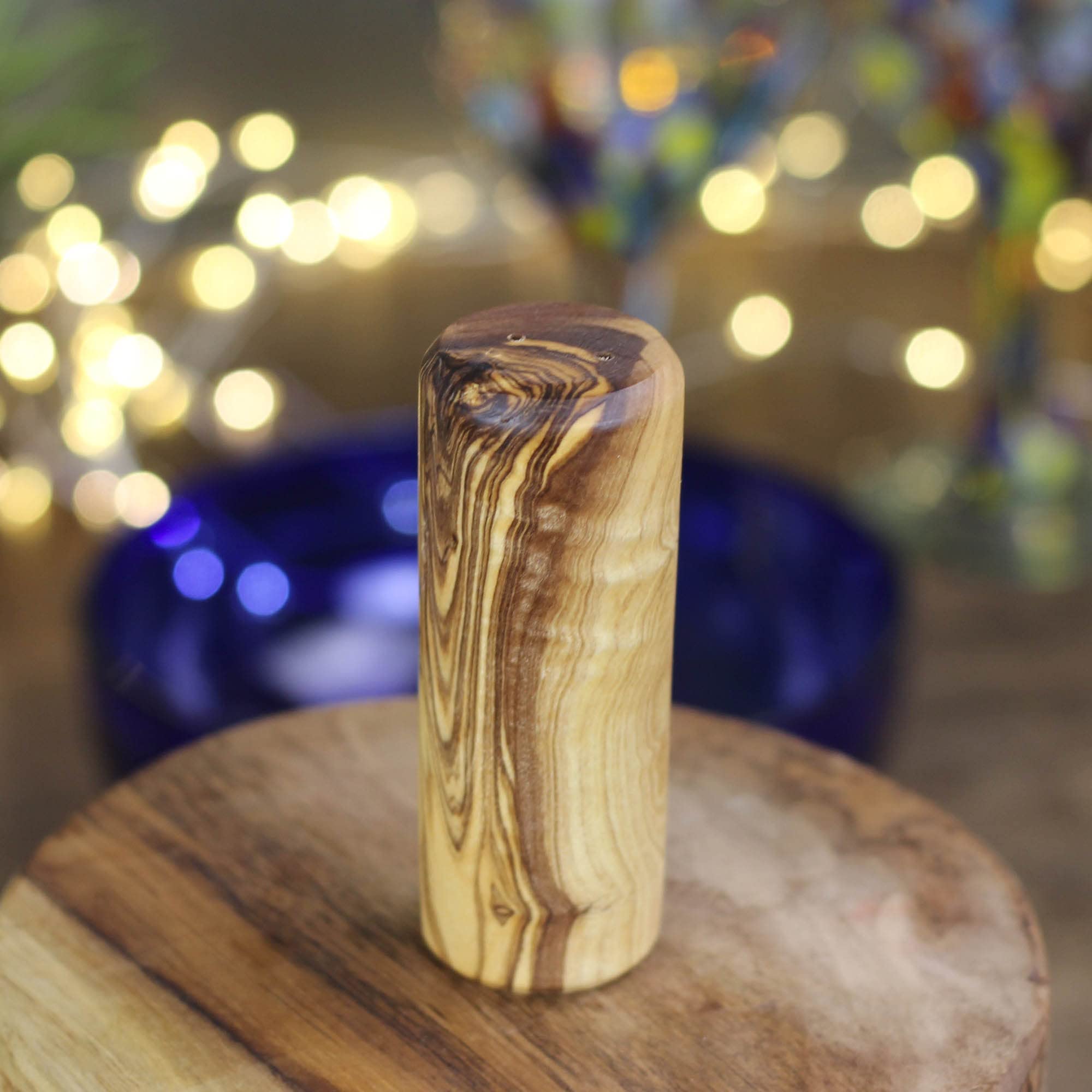 Saliera E Pepiera In Legno Di Acacia Con Vassoio - Design Sostenibile E Elegante Per La Tavola - Foto 4