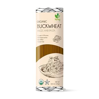 Big Green Organic Food- Organic Buckwheat Soba Angel Hair Pasta, 8.8oz, Gluten-Free, Non-GMO 1