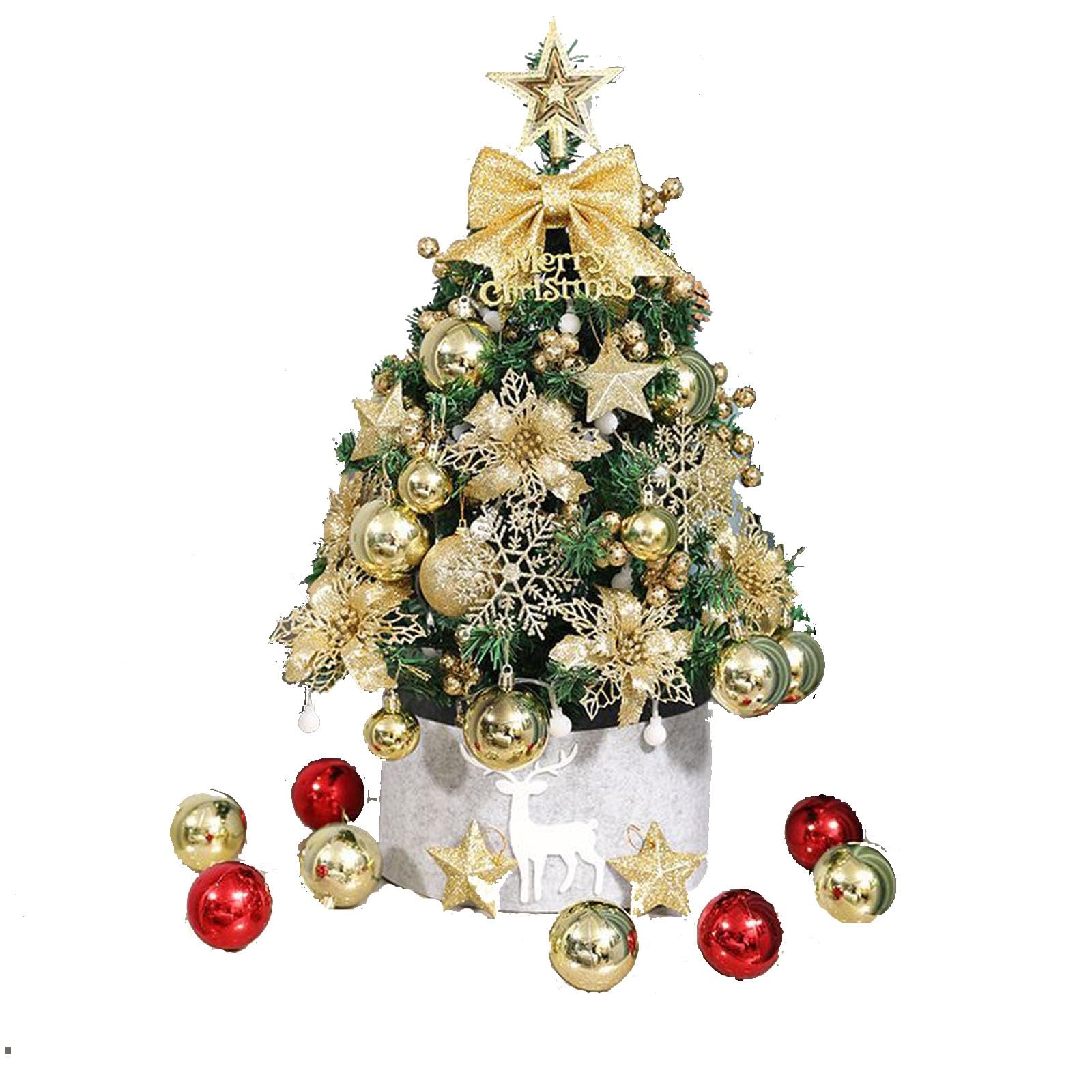 Tabletop Mini Christmas Tree, Miniature Pine Christmas Tree With