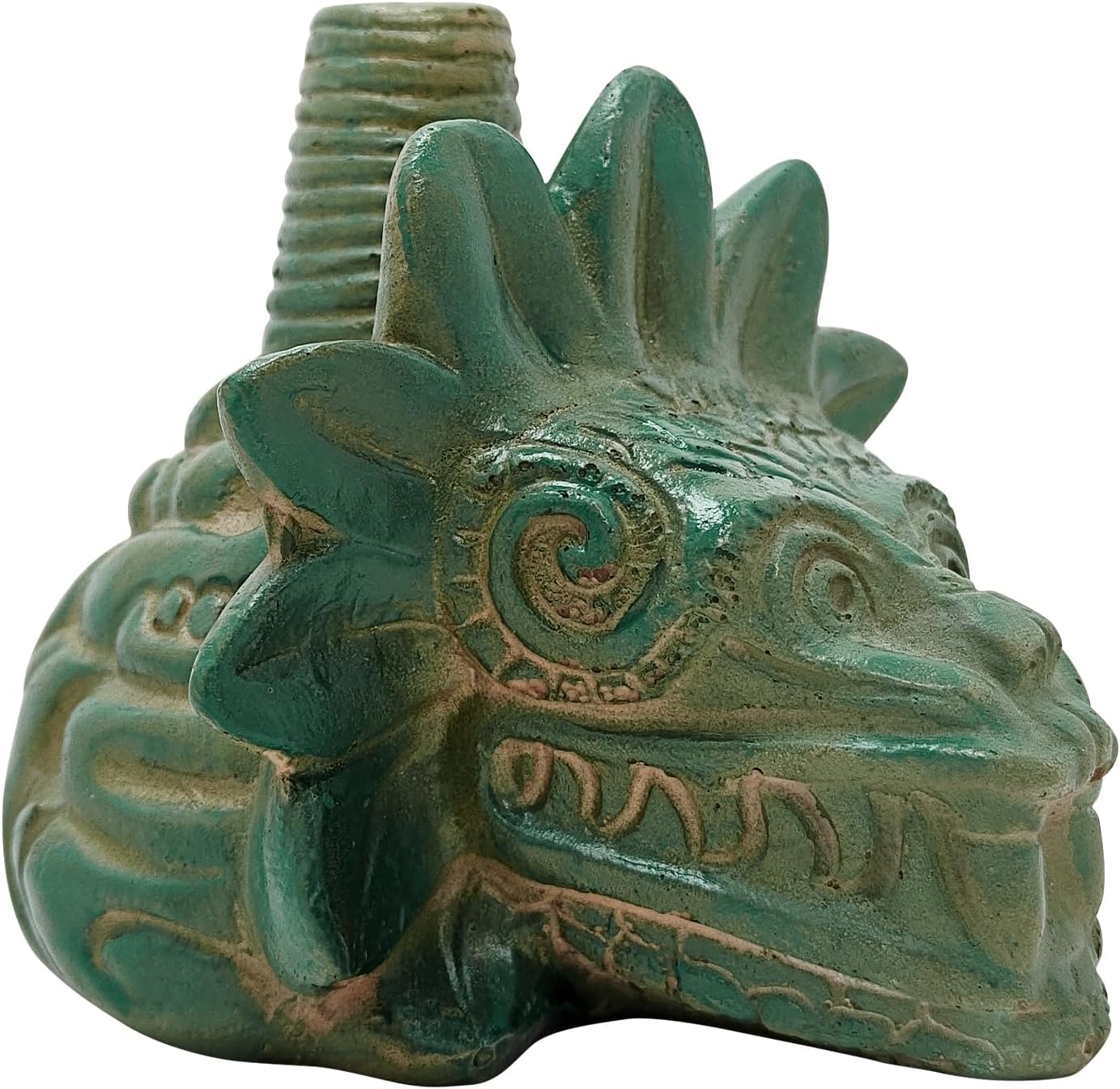 Aztec Death Whistle - Silbato Azteca Loudest, Produces Loud Human-Like Screams at High Decibels, Self-Defense Whistle, Great Gift Idea - Feathered Serpent