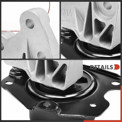 Miniatura 9 de A-Premium Juego de 4 soportes de transmisión de motor compatibles con Chevrolet Equinox 2010-2017, Captiva Sport 2012-2015 y GMC Terrain 2010-2017 -