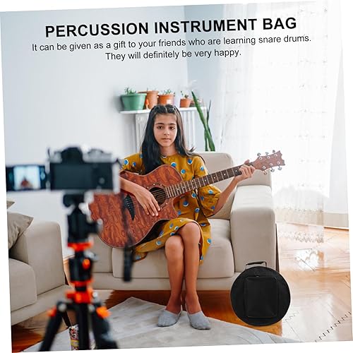 Miniatura 2 de MARMERDO Bolsa de tambor de caja Bolsa de hombro de tambor Bolsa de pandereta Bolsa de tambor de caja Mochila de tambor de caja Estuche rígido Caja