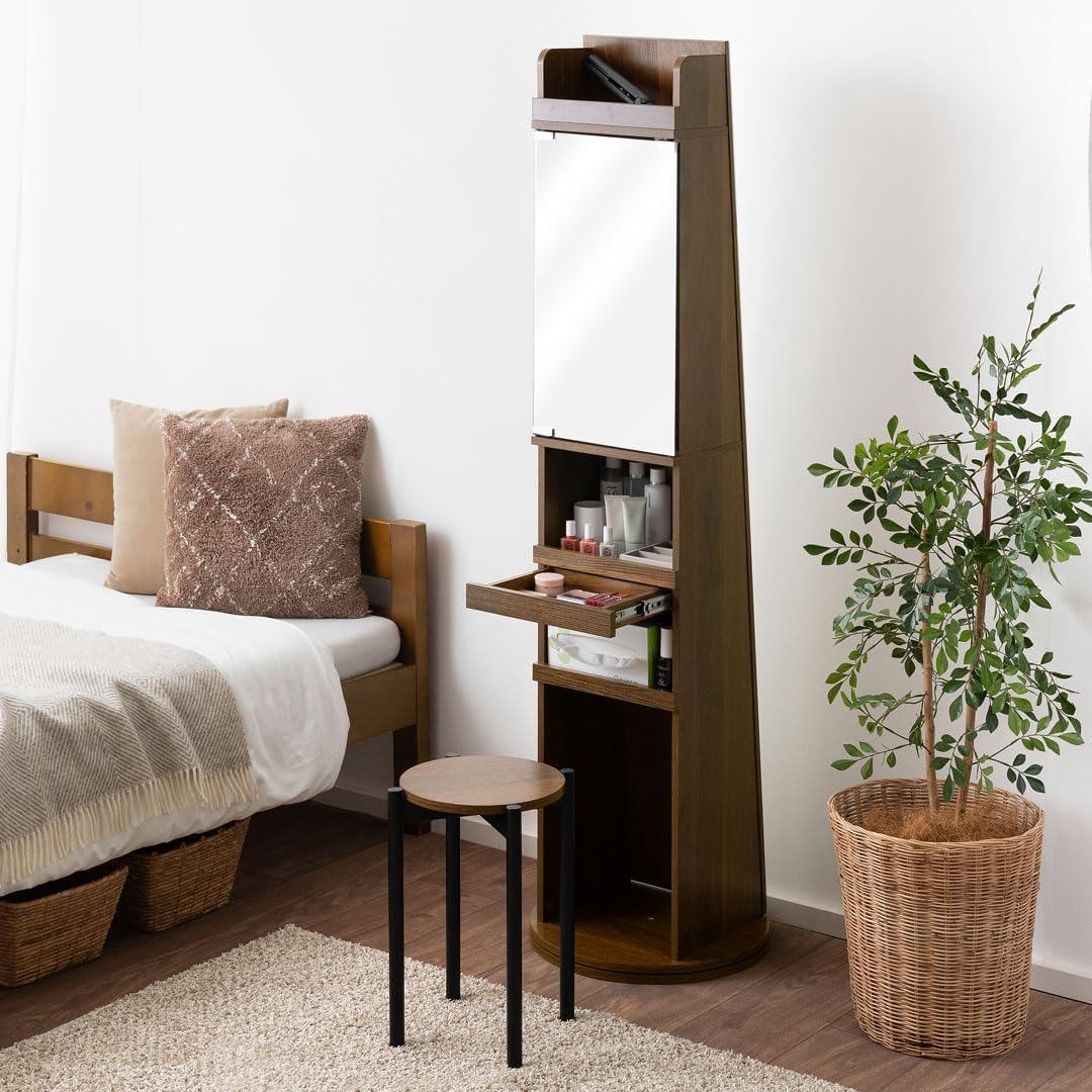 EBK25 IDC大塚家具 スプレンダー ドレッサー チェアセット バーズアイ