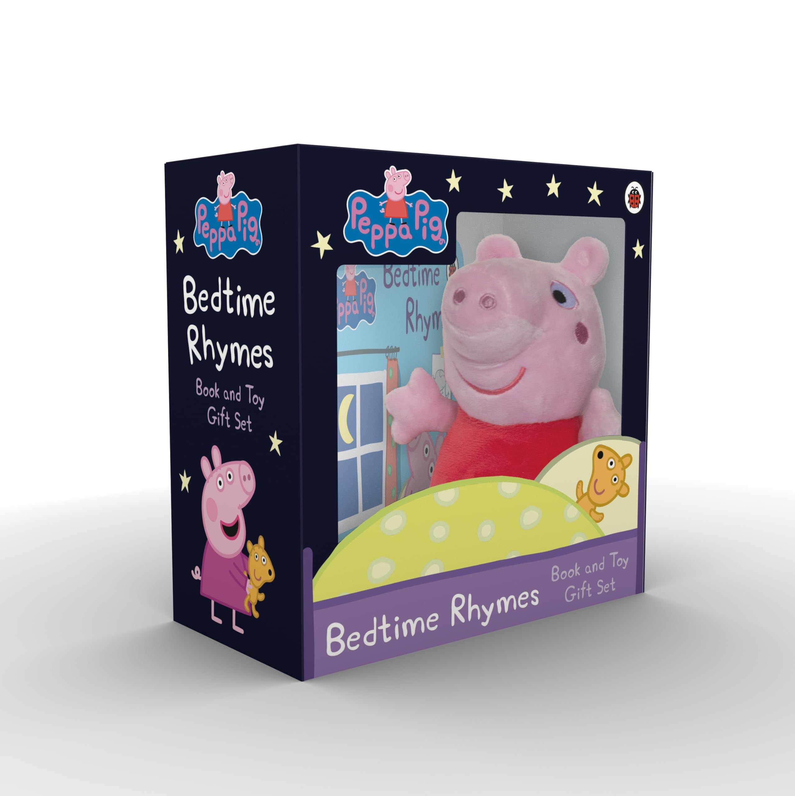 Ladybird Peppa Pig Bedtime Rhymes Book and Toy Gift Set.