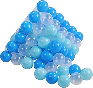 Knorrtoys 56771 pelotas Juego 6 cm de diámetro – 100 Balls/Soft Blue/White parte Ball , color/modelo surtido