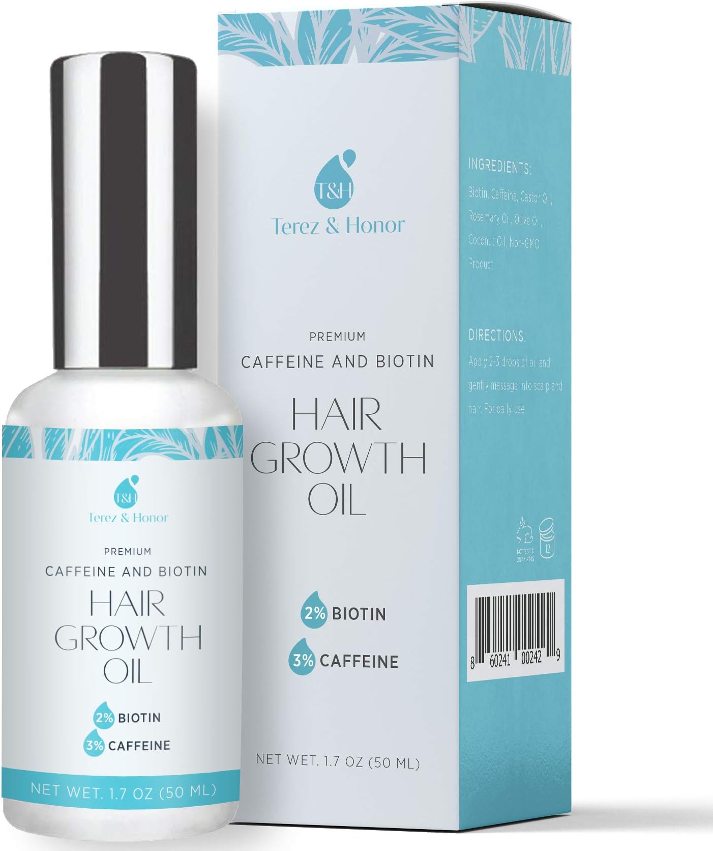 Terez & Honor Caffeine and Biotin Hair Growth Oil