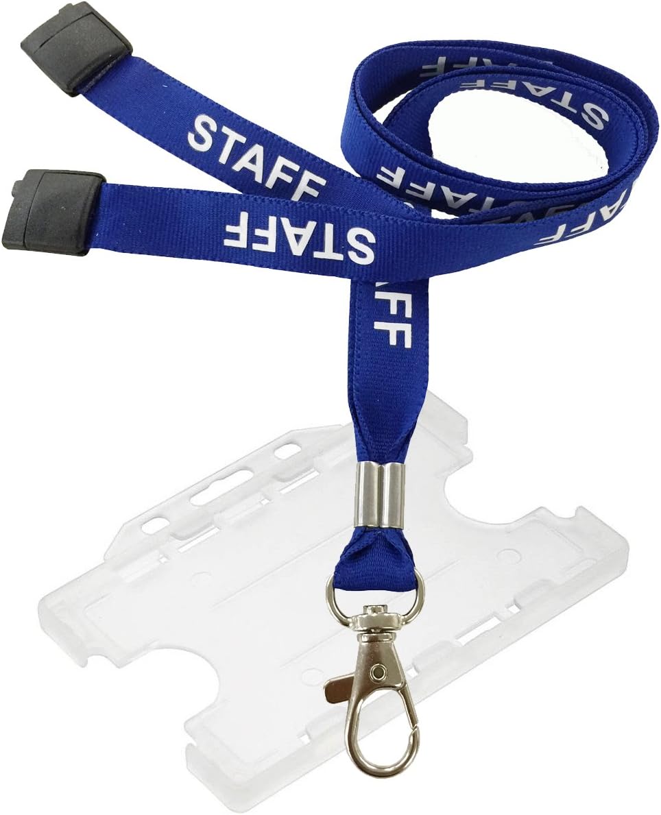 Navy Value Soft Neck Strap Lanyard For ID Card Holder