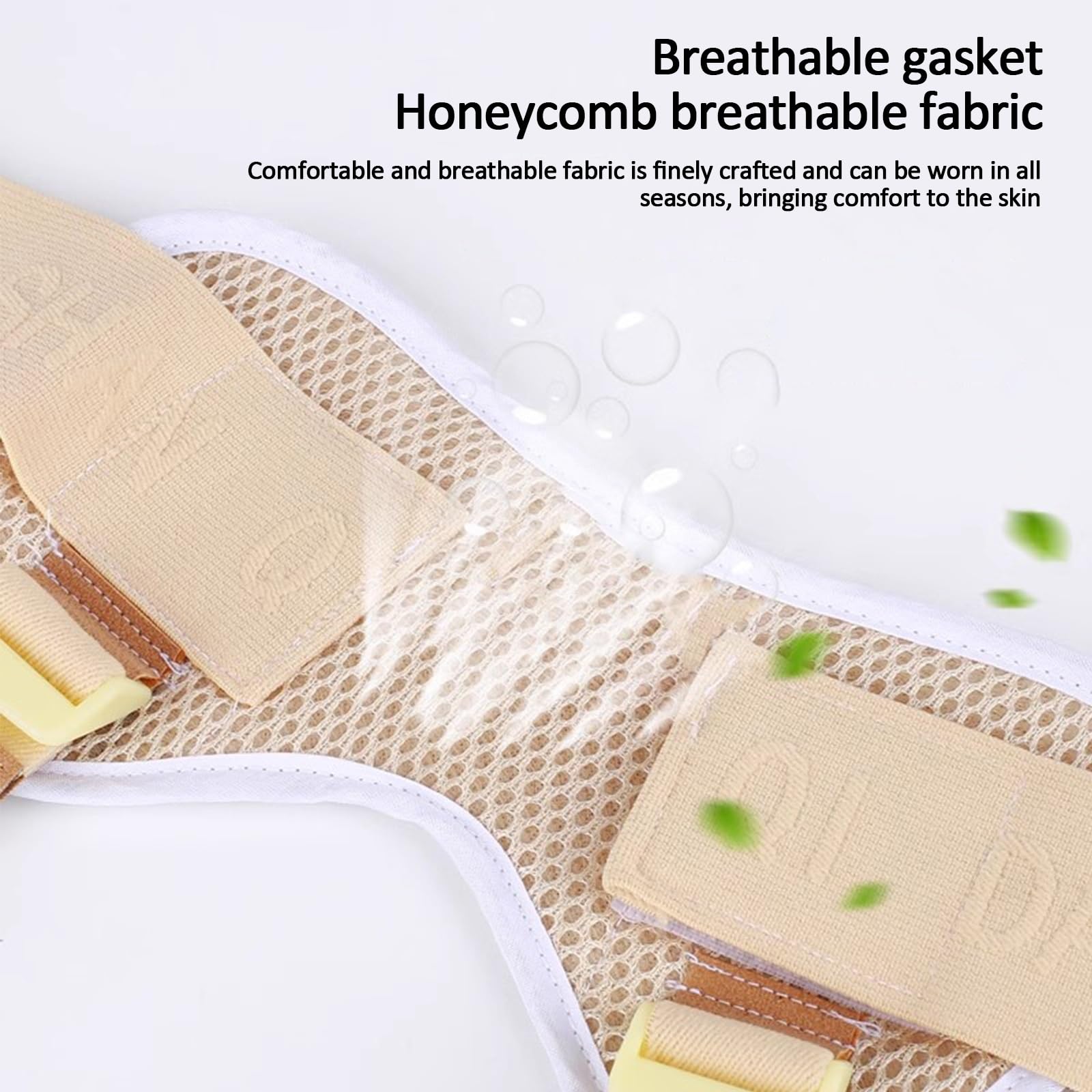 WNGJZZYC 2pcs Inguinal Hernia Belt for Men, with 4 Removable Pressure Pads, Buckle Fixing, Soft and Comfortable, Breathable Gasket, for Adults(Small)