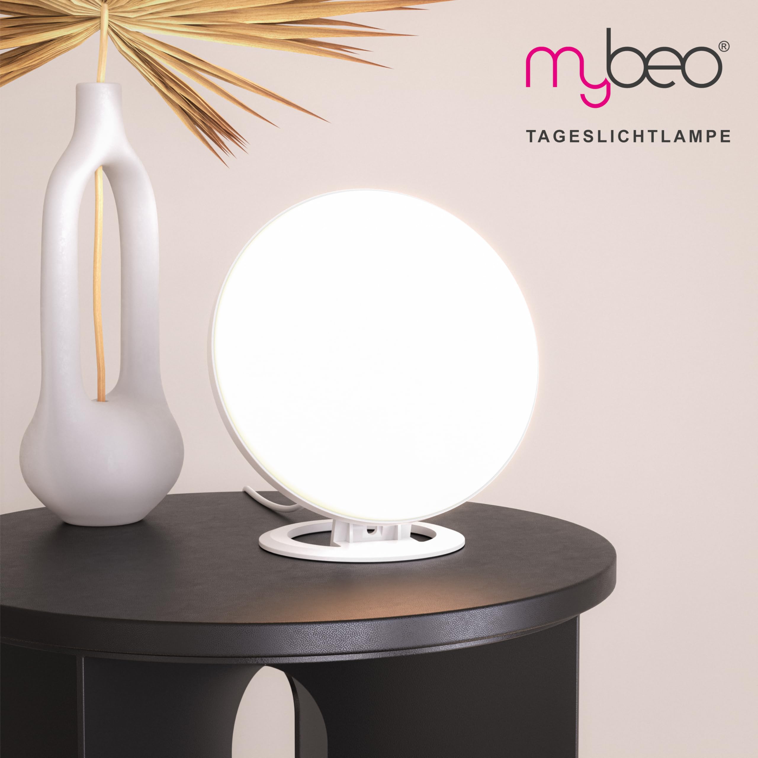 CSL - Tageslichtlampe dimmbar – Simulation von Tageslicht - LED Lichttherapie – Tageslichtleuchte - flimmer- und UV-freie LED-Technologie – 3 Lichttemperaturen - bis zu 39.000 LUX