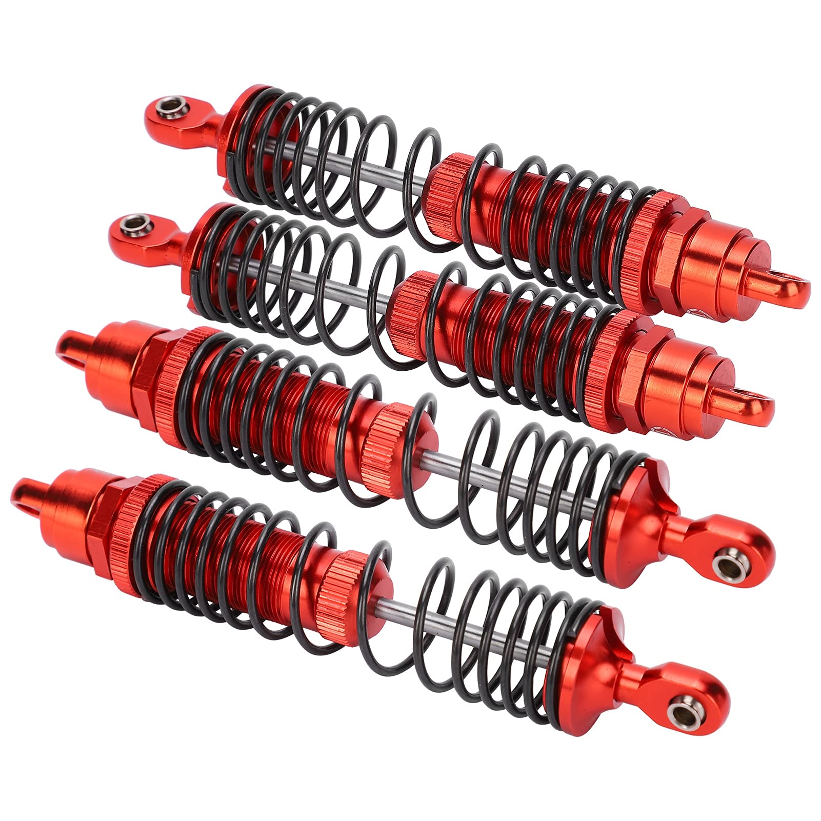 Metalowy przedni i tylny amortyzator RC do samochodów TRAXXAS 1/10 RC (Red)