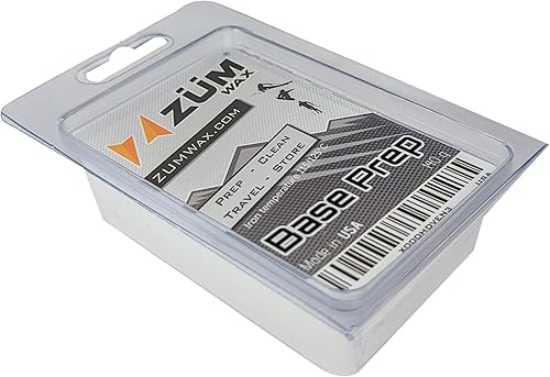 ZUMWax - Cera de esquí y snowboard - Preparación de la base, limpiaviajealmacenamientotienda - 3.53oz - Excelente cera de almacenamiento de verano