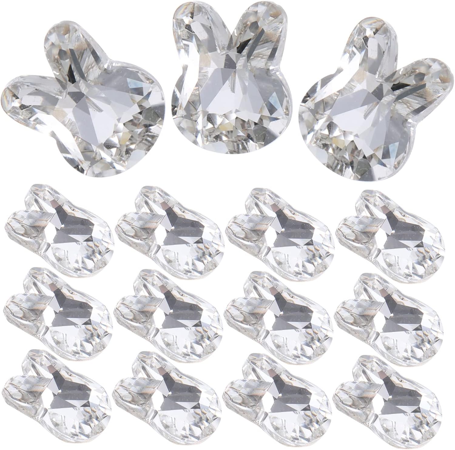 100pcs Cute Nail Art Rhinestone Decorations for Manicure Adorable Nail Charms and Ornaments Easy to Use for Home Salon