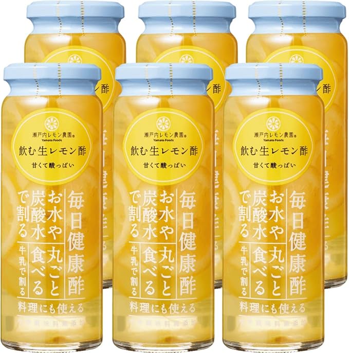 Amazon 飲む生 レモン酢 220g 広島県産 レモン使用 6本セット Tau 化学調味料無添加 健康 お土産 ノーブランド品 食品 飲料 お酒 通販 Amazon 飲む生 レモン酢 220g 広島県産 レモン使用 6本セット Tau 化学調味料無添加 健康 お土産 ノーブランド品 食品 飲料 お酒 通販