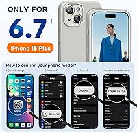 Vista 903 de Miracase Funda diseñada para iPhone 13 Pro Max con protector de pantalla, [forro de microfibra suave antiarañazos], funda protectora de silicona