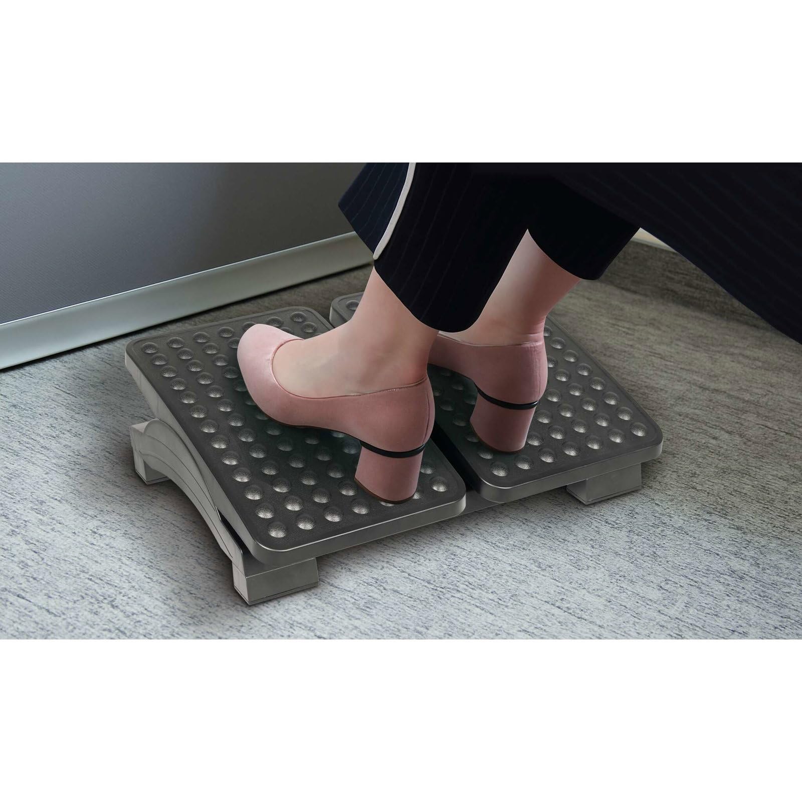 MAUL Fußstütze schwarz MAULstep duo ergonomisch Büro Fußablage