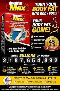 EH95 LLC Stacker Dexatrim Max Complex-7 Capsules 60 Count -
