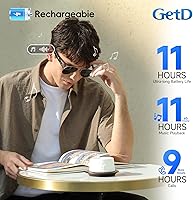 Vista 8 de GetD Lentes inteligentes de aviador para hombres y mujeres, traducción AI con ChatGPT para 145 idiomas, lentes de sol polarizados con Bluetooth