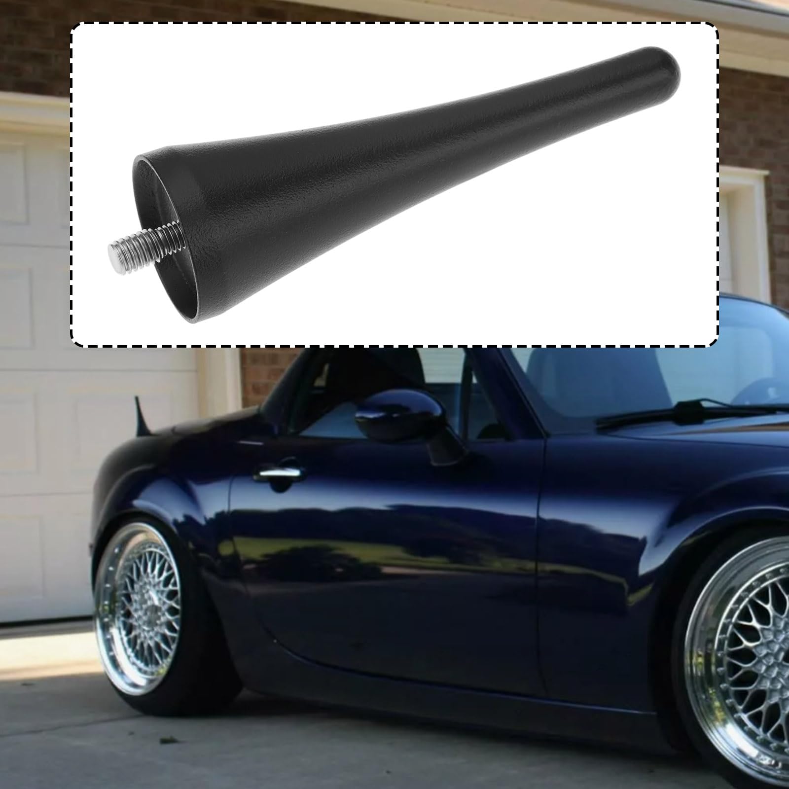 Antenna radio da 3,8 pollici in lega di alluminio compatibile con Mazda MX-5 Miata 06-22