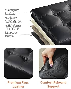 Amazon.com: FujDun® Folding Storage Foot Rest Footstool with