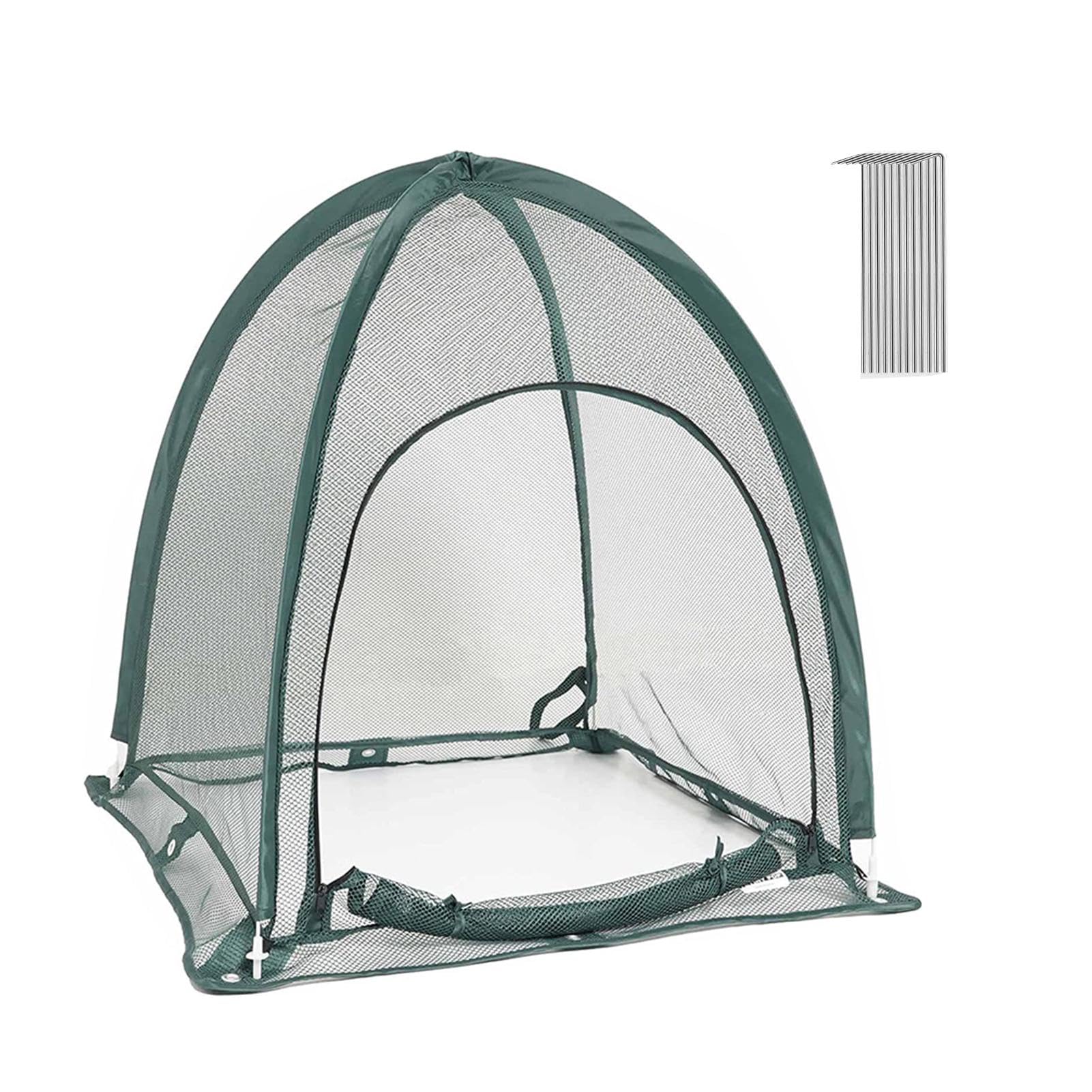 Malla para plantas portátil ideal para proteger tus tomateras y fresas en el huerto urbano