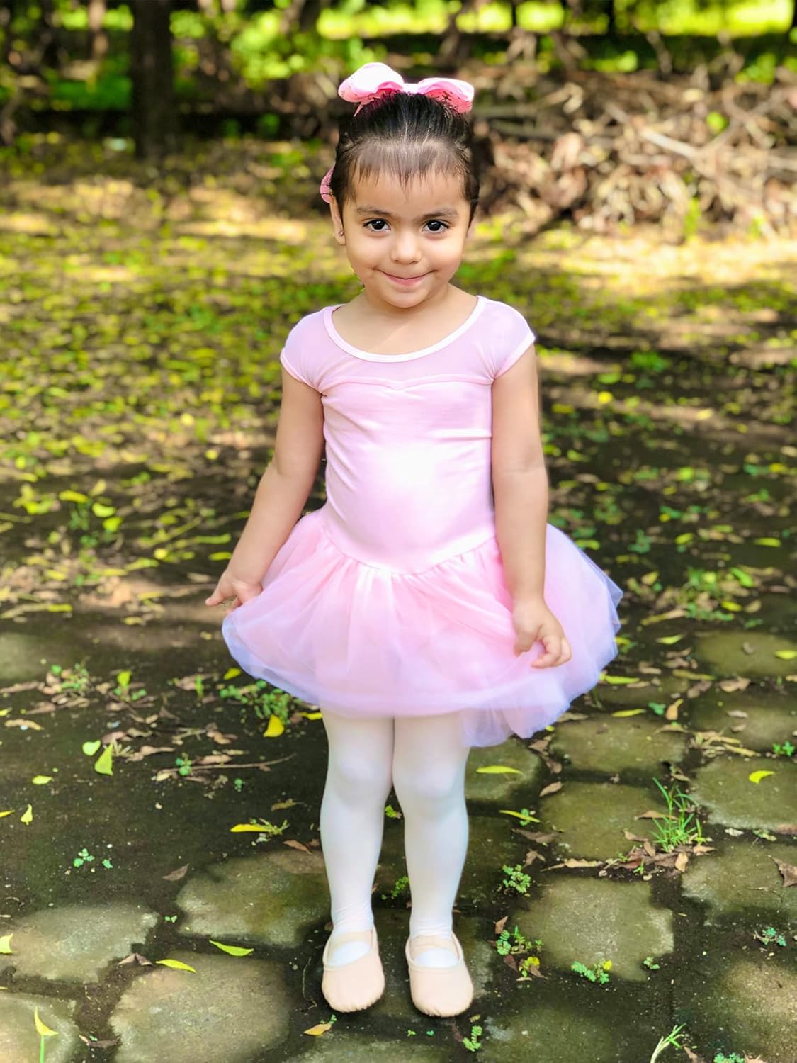 Stelle Ballet Leotards for Girls Toddler Leotard with Tutu Skirt Dance Tutu Dress (Little/Big Kid) - Image 7