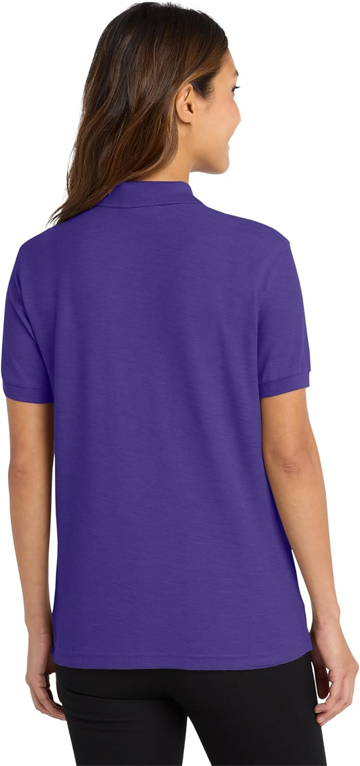 Port Authority Ladies Silk Touch Polo. L500 - Image 4