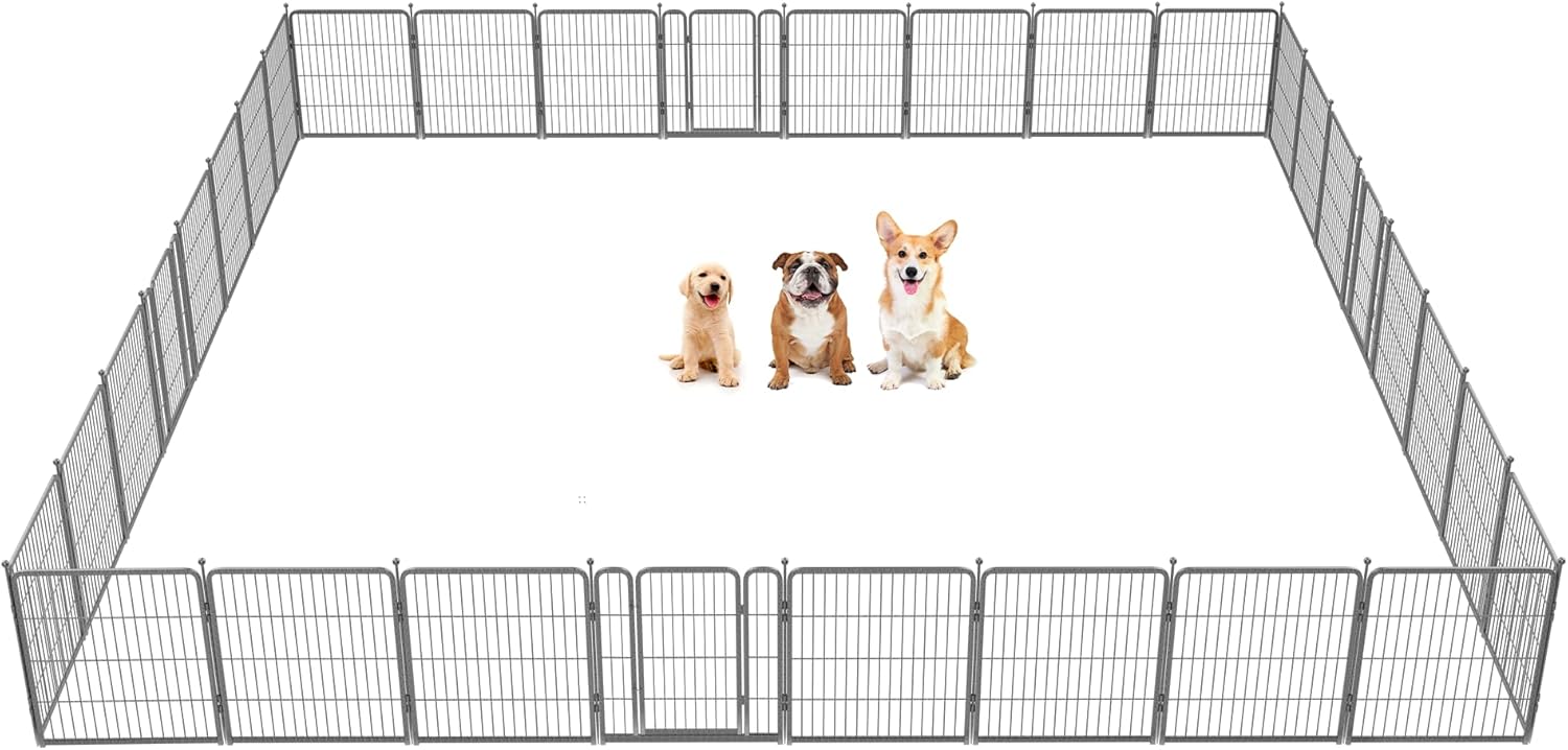 FXW Aster Dog Playpen Outdoor,8/16/24/32/48 Panels Dog