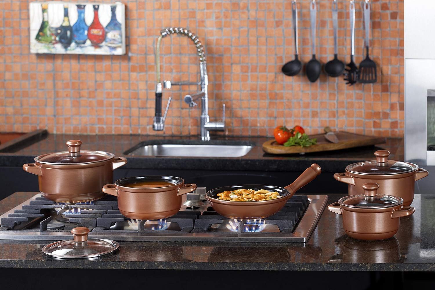 Promoção Amazon Set De Panelas Ceraflame Duo Smart 5 Peças 2 71Gdbve82Dl. Ac Sl1500