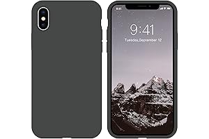 Shockproof iPhone Xs Max Case Liquid Silicone with Soft Microfiber Lining