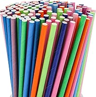 Vista 15 de 100 popotes para beber frutas, popotes desechables de plástico de panal de abeja, tropical, hawaiano, playa, cóctel, piscina, suministros