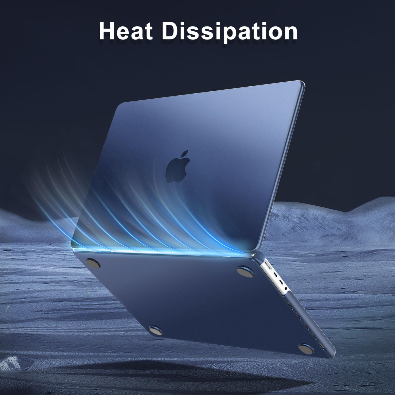 Custodia Rigida Trasparente Per MacBook Pro 14" - Compatibile Con Modelli 2021-2025 M1/M2/M3/M4, Protezione Anti-Graffio