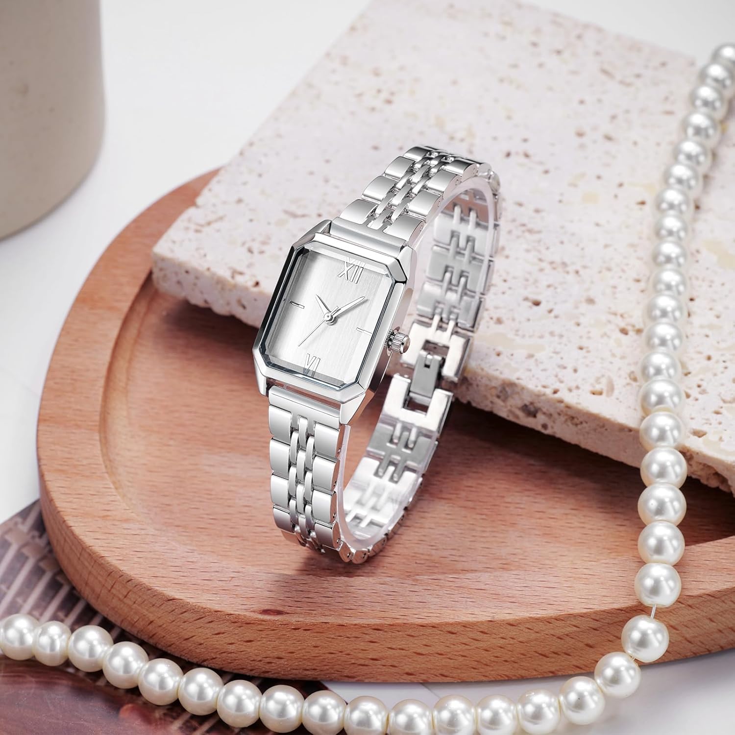 IBSO Luxury Square Bracelet Watch for Women – Simple Fashion Ladies Wristwatch Japanese Quartz Movement, Daily Waterproof - Image 4