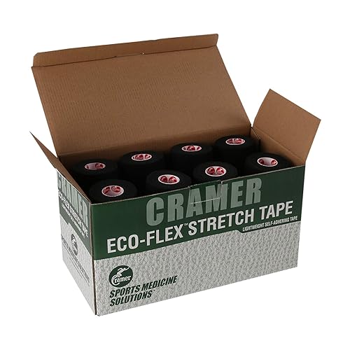 Miniatura 3 de Cramer Eco-Flex cinta elástica autoadhesiva, cinta cohesiva, cinta elástica flexible, suministros de entrenamiento atlético, envoltura de vendaje