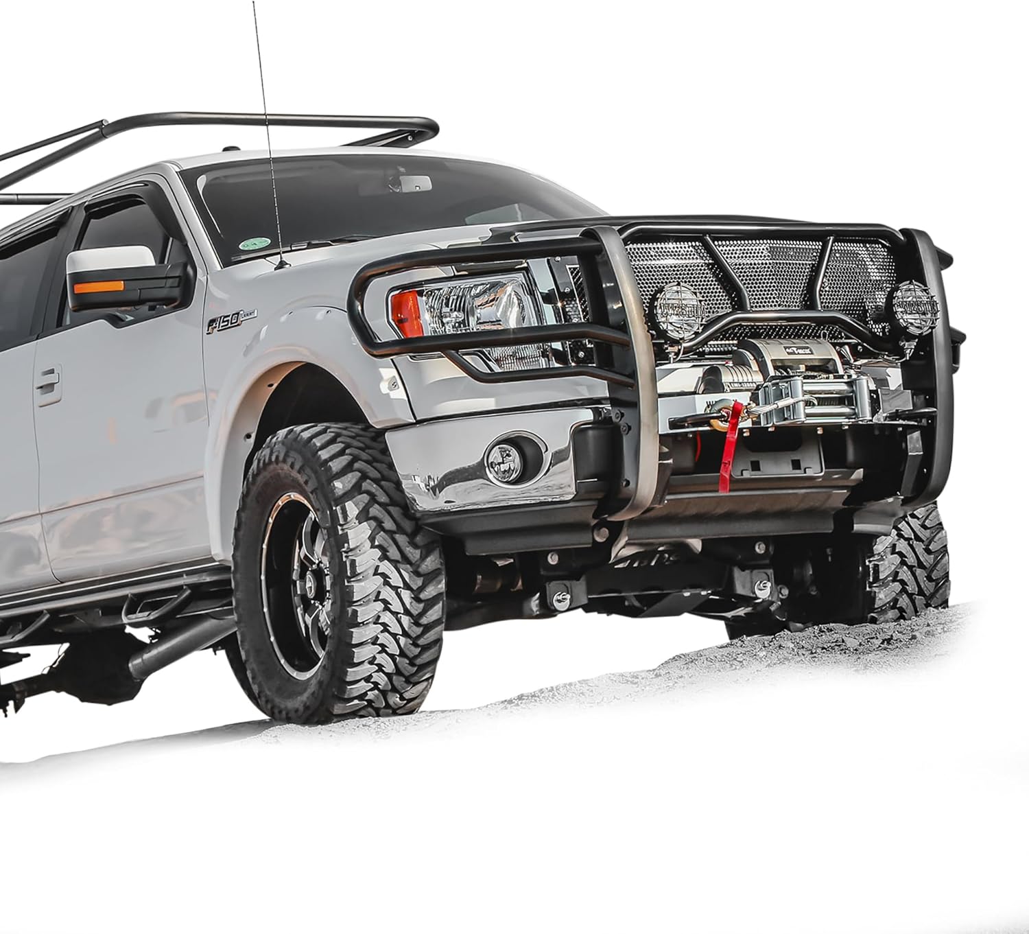 Westin 57-92505 HDX 1-Piece Winch Mount Grille Guard fits 2009-2014 F150/F150 XL SSV