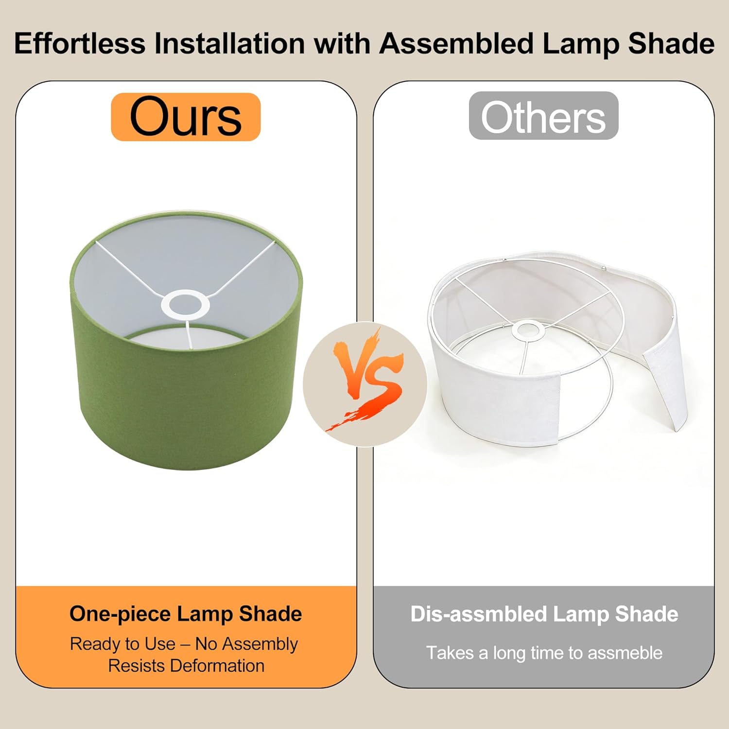 16.3” Solid Natural Wood Table Lamp with Linen Drum Shade for Living Room, Stepless Dimmable Nightstand Lamp for Bedroom Desk, Decor, Dorm, Bedside, Entryway, Bookshelf, Bulb Not Included, Green