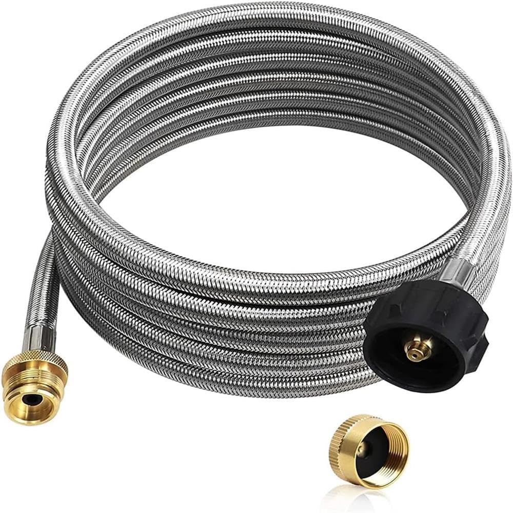 Propane Tank Adapter Hose 12FT 1lb-20lb Converter for QCC1/Type1 Tank Camp Stove