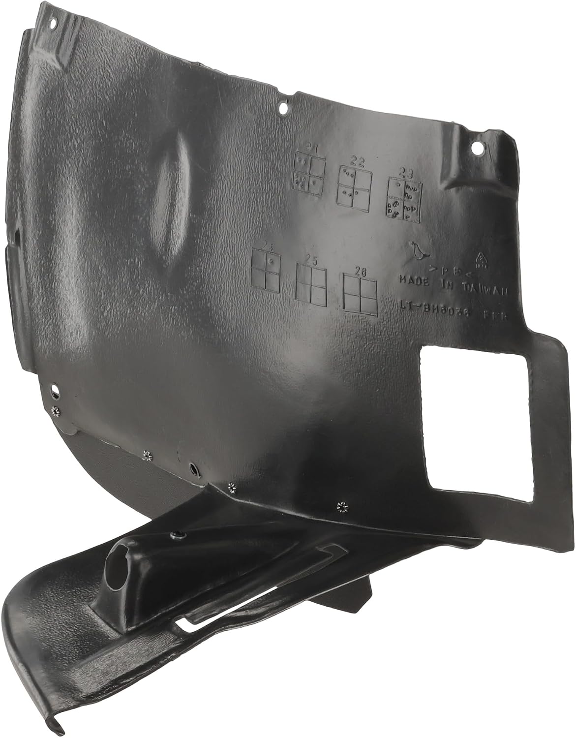 Compatible with 01-03 5-Series Lower Engine Splash Shield Under Cover Passenger Side 51717008690