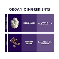 Vista 5 de Host Defense MycoBrew Coffee - Mezcla de bebida instantánea de café - Café en polvo que incluye hongo de león - Mezcla de bebida con café