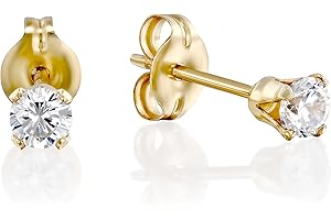 Everyday 3mm Gold Filled CZ Diamond Stud Earrings: Petite Brilliance for Brides and Beyond