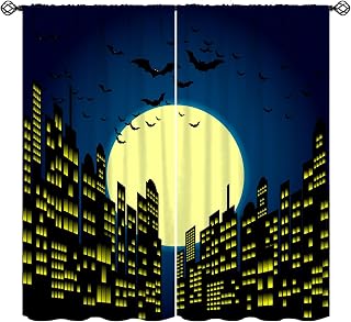 City Heroes Bat Curtains