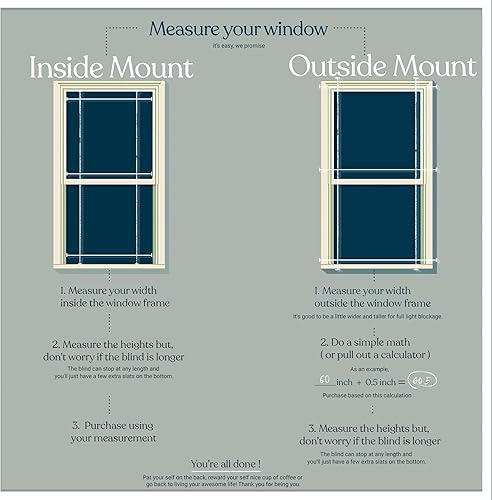 Miniatura 4 de MOOD Persianas de madera sintética  Persianas de 63 pulgadas para ventanas  Tratamiento de ventana opaca inalámbrico de 2 pulgadas  Blanco premium