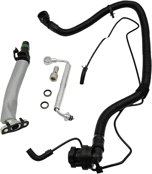 NOVAPARTS Turbo Oil Feed & Return Line Kit with PCV Assembly Compatible with 2011-2019 Chevy Cruze Sonic Trax & Buick Encore 1.4L Replaces 25198546 55587854 25193343