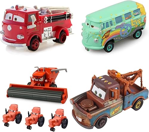 Miniatura 1 de Juguetes Car 155 Modelo fundido a troquel Vehical Cumpleaños Coche Set Juguetes para Niños Niños (4PS)