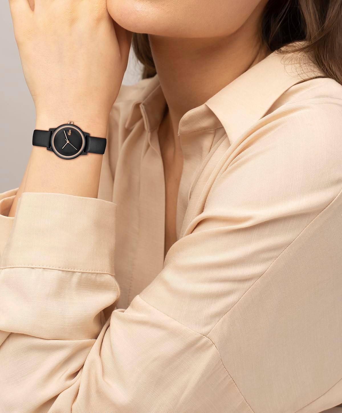 Lacoste.12.12 Swift Women's 3H Quartz Watch, Leather Strap - Water Resistant Up to 3ATM/30 Meters - Modern, Stylish Timepiece - Gift for Her - Image 5