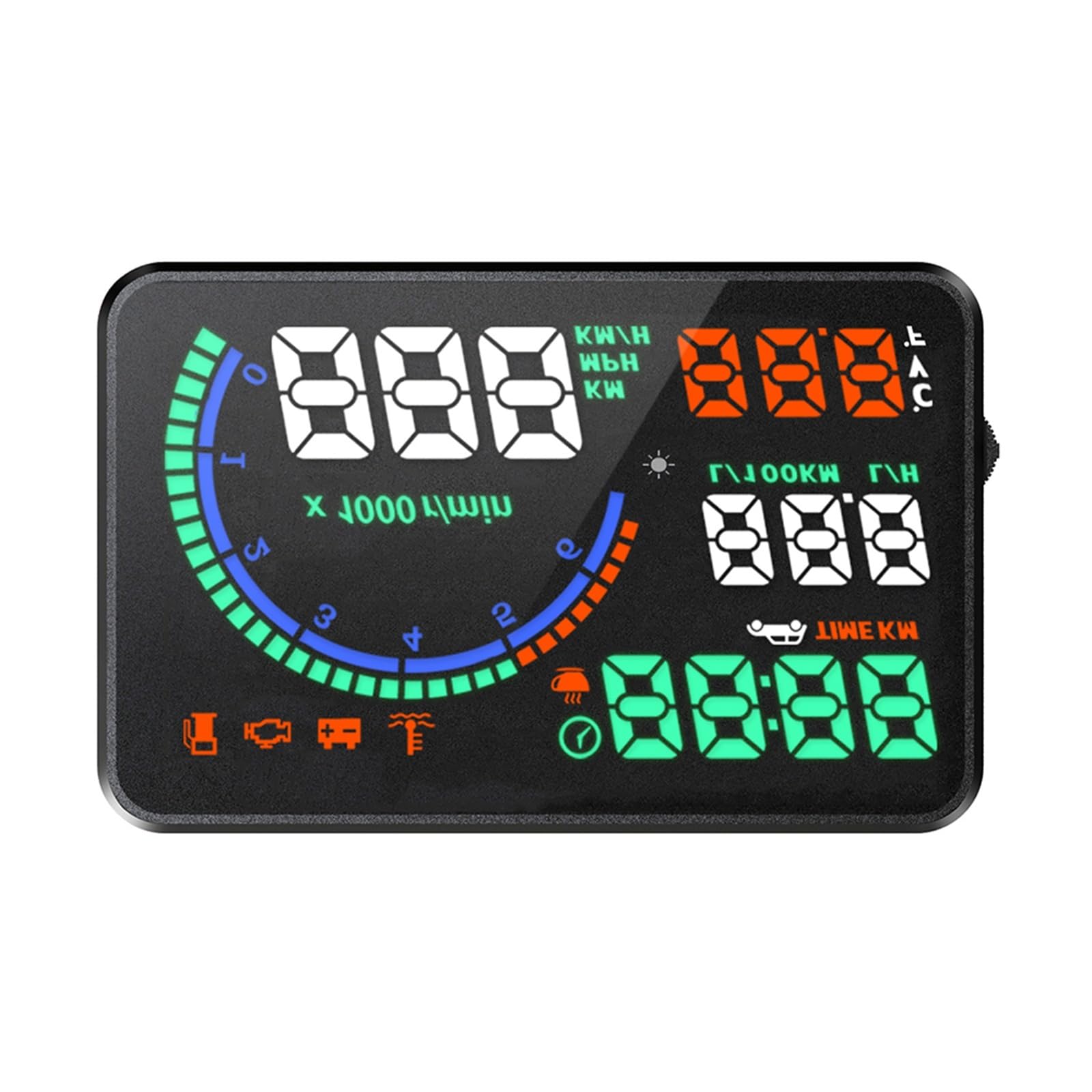 HUD OBD2 Head Up Display Windshield Projector for Gasoline Car Speedometer
