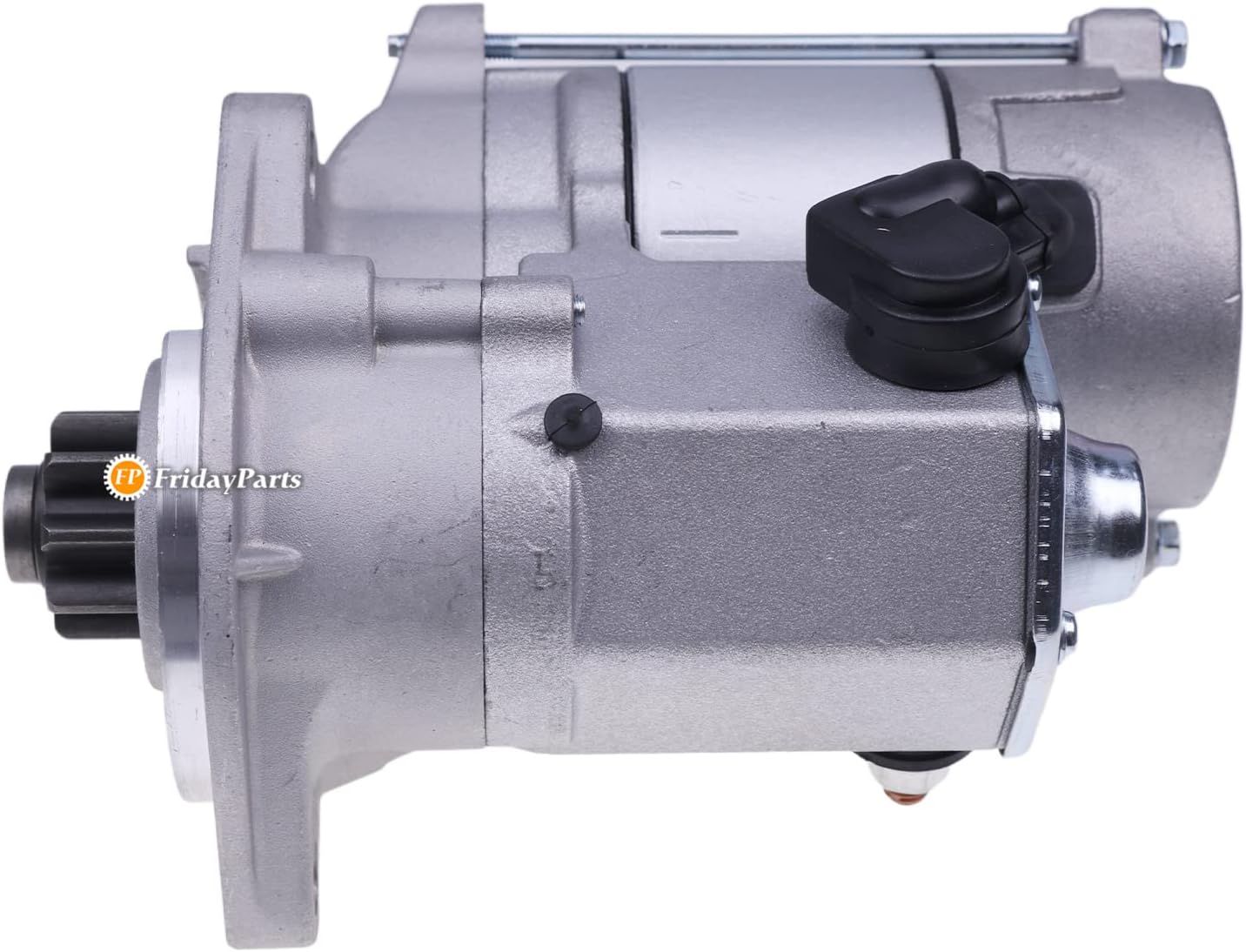 FridayParts 2.0KW 12V 9T Starter Motor 15425-63010 1K371-63010 16652-63012 Compatible for Kubota Excavator KX121 KX161 Wheel Loader R510 R520 R520S
