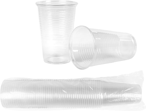 HEKU 50 vasos desechables transparentes de 0,2 l, de polipropileno, ideales para fiestas y eventos - 1