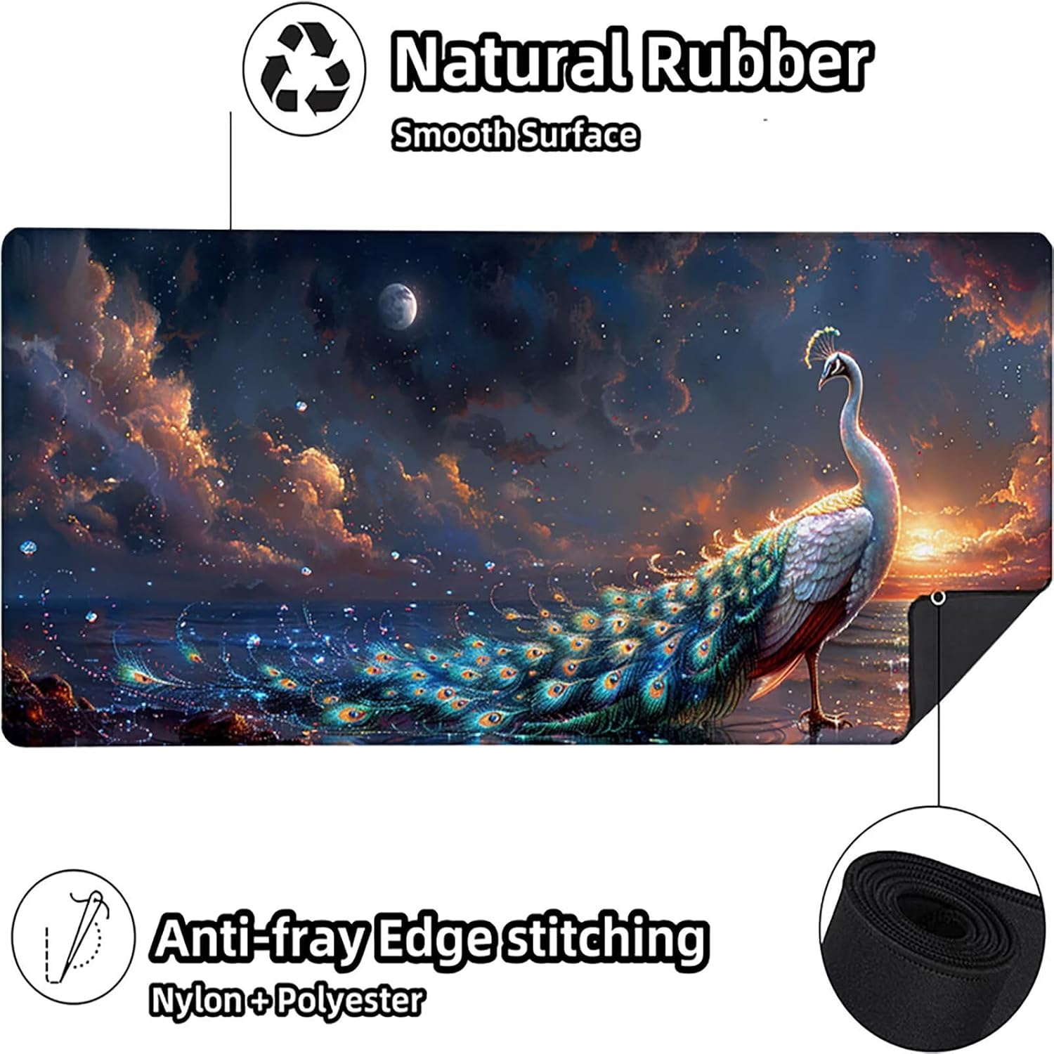 REDRAGONの安価な大判マウスパッドが入荷、価格は1,780円 - AKIBA PC Hotline! 白 マウスパッド ゲーミングマウスパッド 大型 1200x600x3mm デスクマットと 防水滑り止 めゴム 底 レーザー&amp;