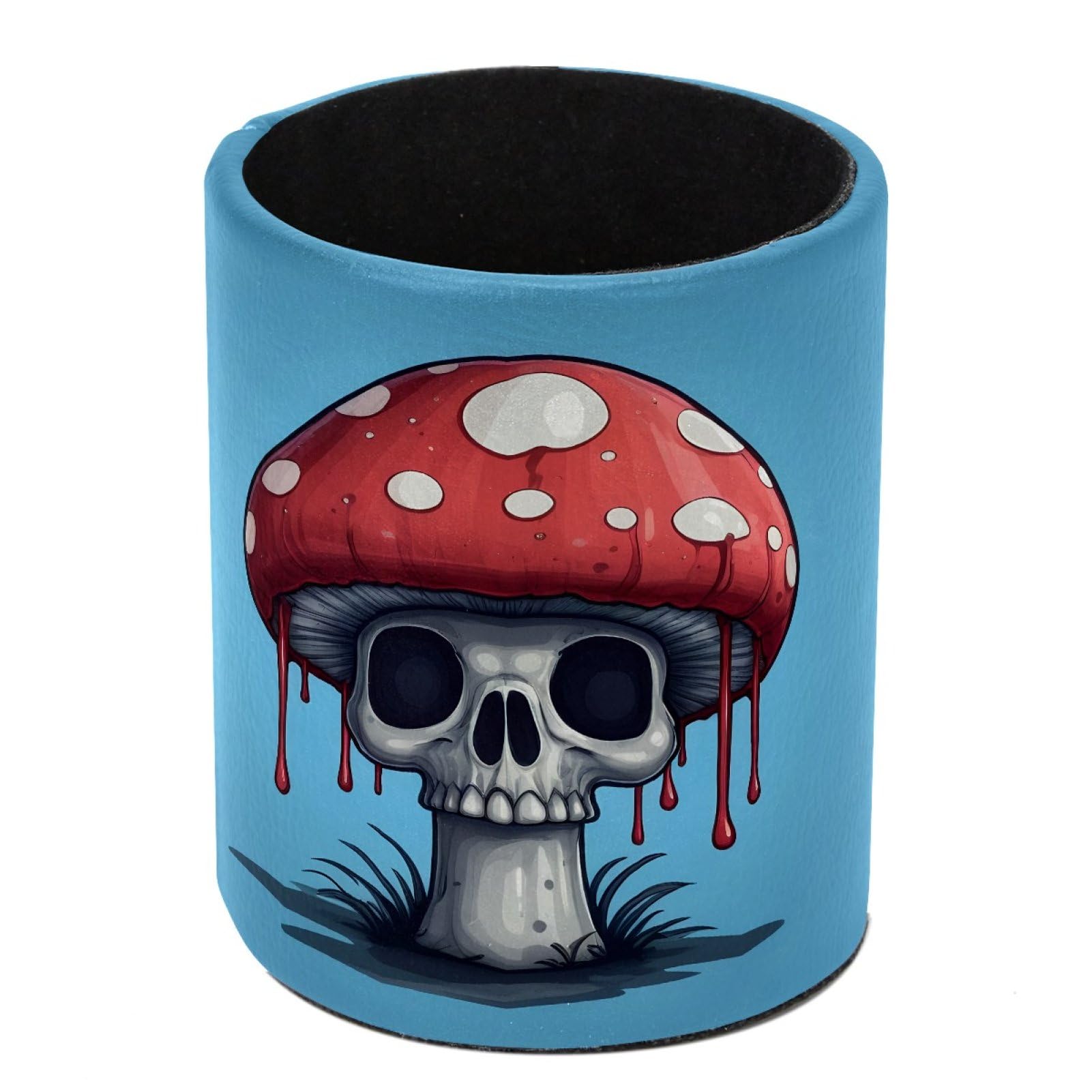 FWJZDSP Skeleton Mushrooms Pencil Cup Pen Organizer Makeup Brush Holder for Office Home Countertop Desk Accessory Storage