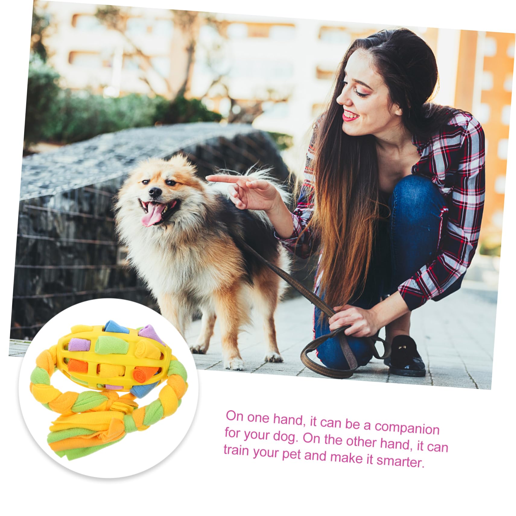 SUPVOX 4pièces Jouet Enrichissement pour Chien Ballon à Renifler Interactif avec Distributeur De Friandises pour Petits Moyens Et Chiens Stimule Instinct De Chasse Et Améliore La